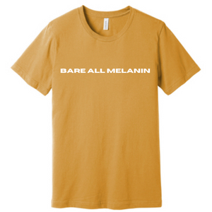BAM | Bare All Melanin Short Tee - Gold'n