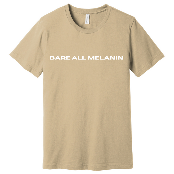 BAM | Bare All Melanin Short Tee - Cream Dem