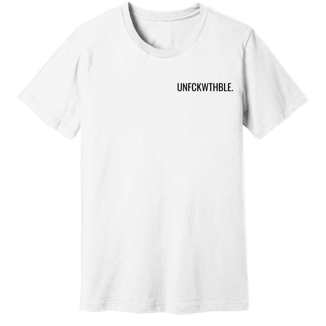 UNFCKWTHBLE CLASSIC TEE - White