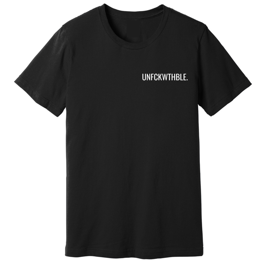 UNFCKWTHBLE CLASSIC TEE - Classic Black